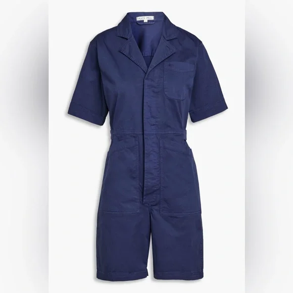 Alex mill cotton twill short standard jumpsuit - Picture 3 of 10